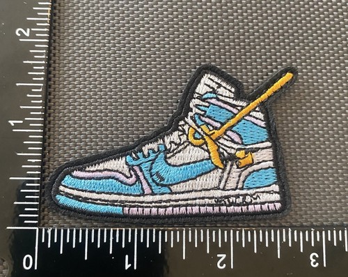 Nike sneaker blue white yellow - nike,